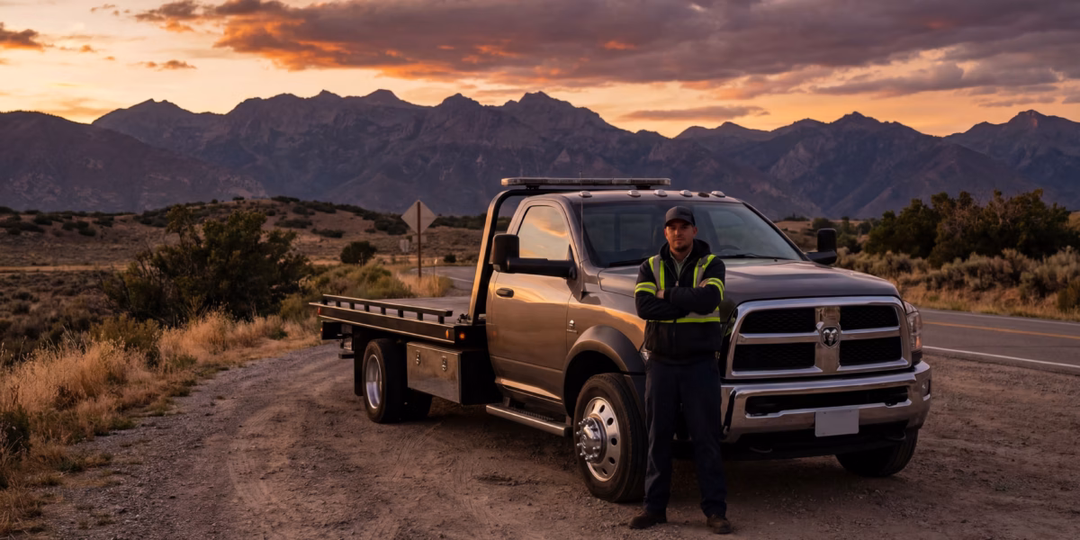 Tow Sandy team and truck